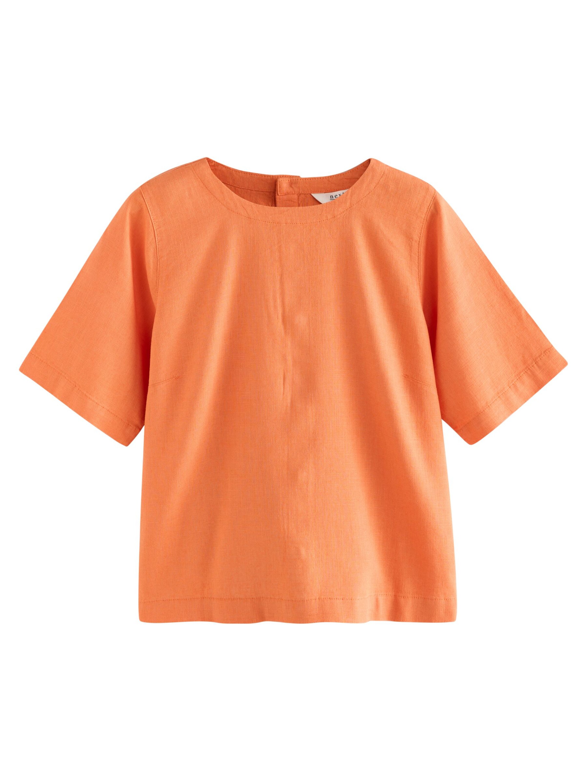 Next Majica | oranžna barva: sprednja stran