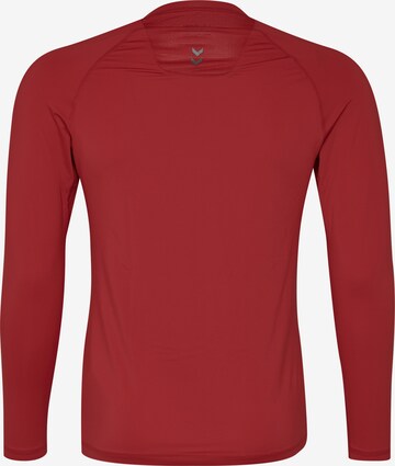 T-Shirt fonctionnel Hummel en rouge