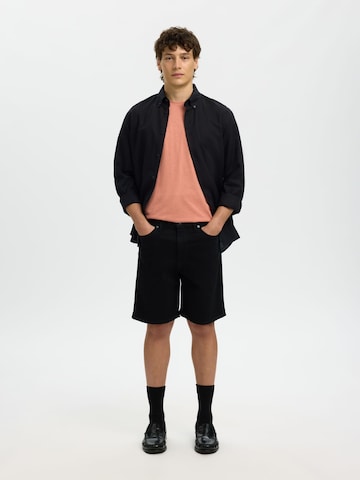 Regular Jean SELECTED en noir