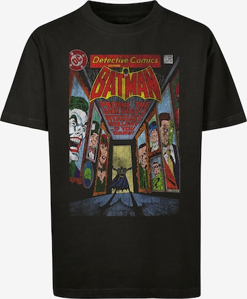 F4NT4STIC Shirt 'DC Comics Batman Rogues Gallery Cover' in Black: front