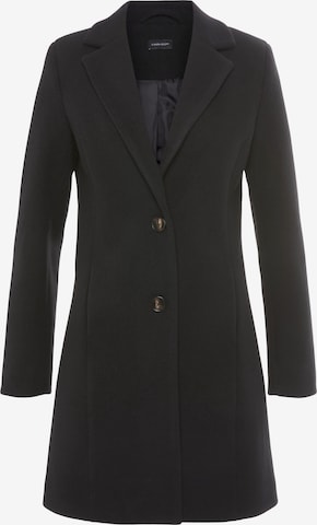 LAURA SCOTT Between-Seasons Coat in Black: front