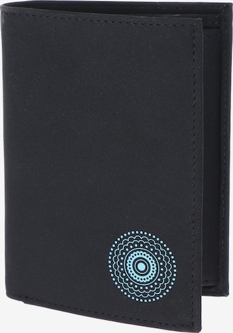 Porte-monnaies 'New Cryptan' OXMOX en noir : devant