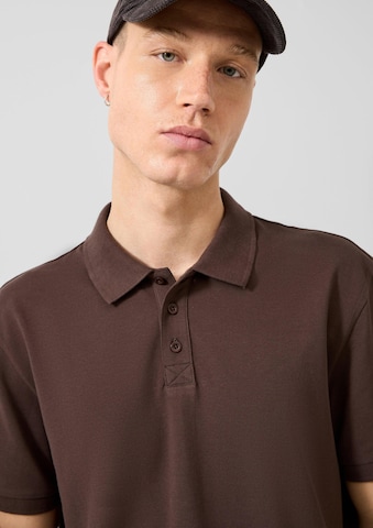 QS Poloshirt in Braun