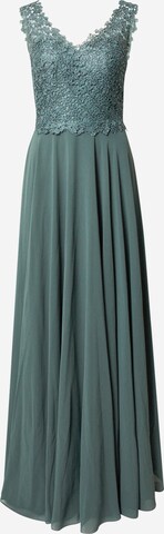 mascara Evening Dress in Green: front