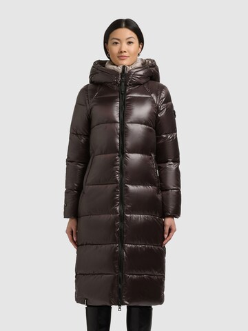 khujo Mantel 'Nashi' in Lila: Vorderseite