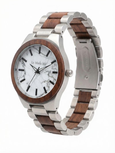La Moda Me Montre à affichage analogique 'Madira' en marron châtaigne, Vue avec produit