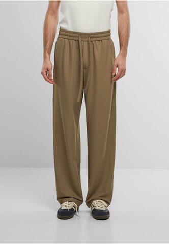 Another Cotton Lab Regular ACL Logo Loose Pants ' ' in Beige: Vorderseite