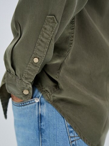 Salsa Jeans Regular fit Overhemd in Groen
