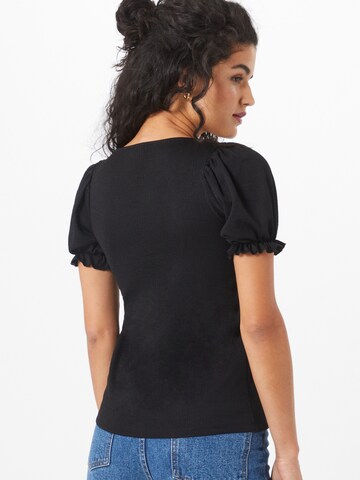 River Island Blouse 'Square' in Black