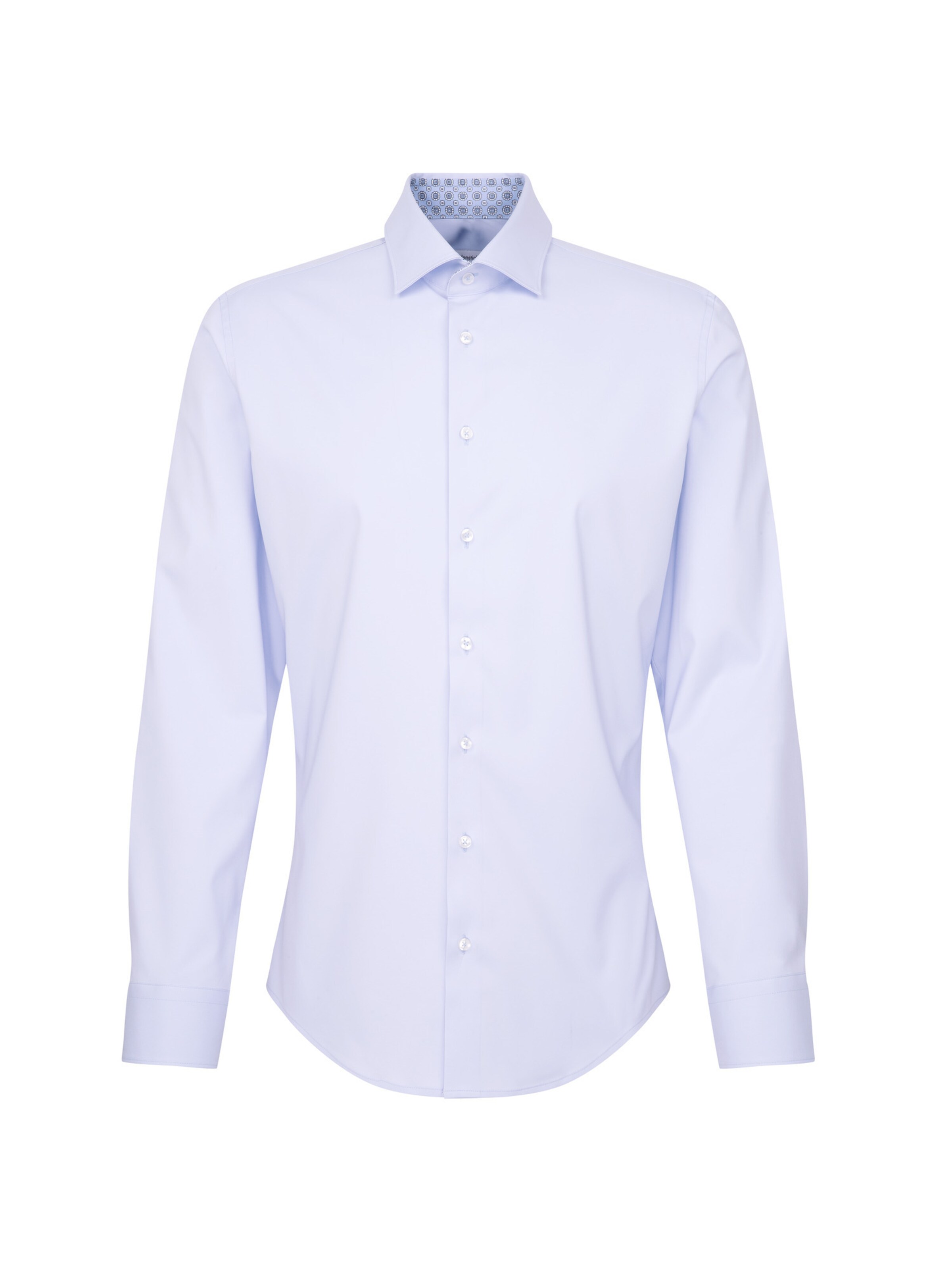 Coupe slim Chemise business SEIDENSTICKER en bleu : devant