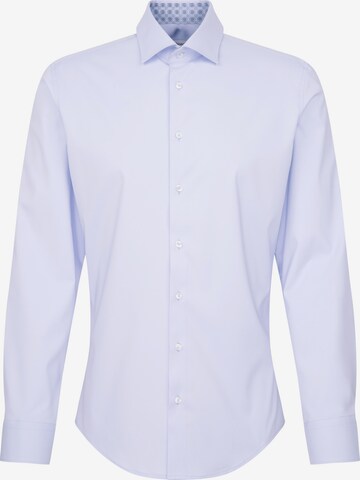 SEIDENSTICKER Slim fit Business shirt in Blue: front