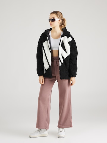 NIKE Wide Leg Hose 'Phoenix Fleece' in Lila