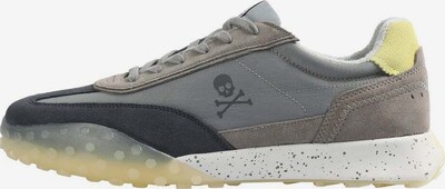 Scalpers Sneakers 'New Prax' in hellgelb / taupe / anthrazit / stone, Produktansicht