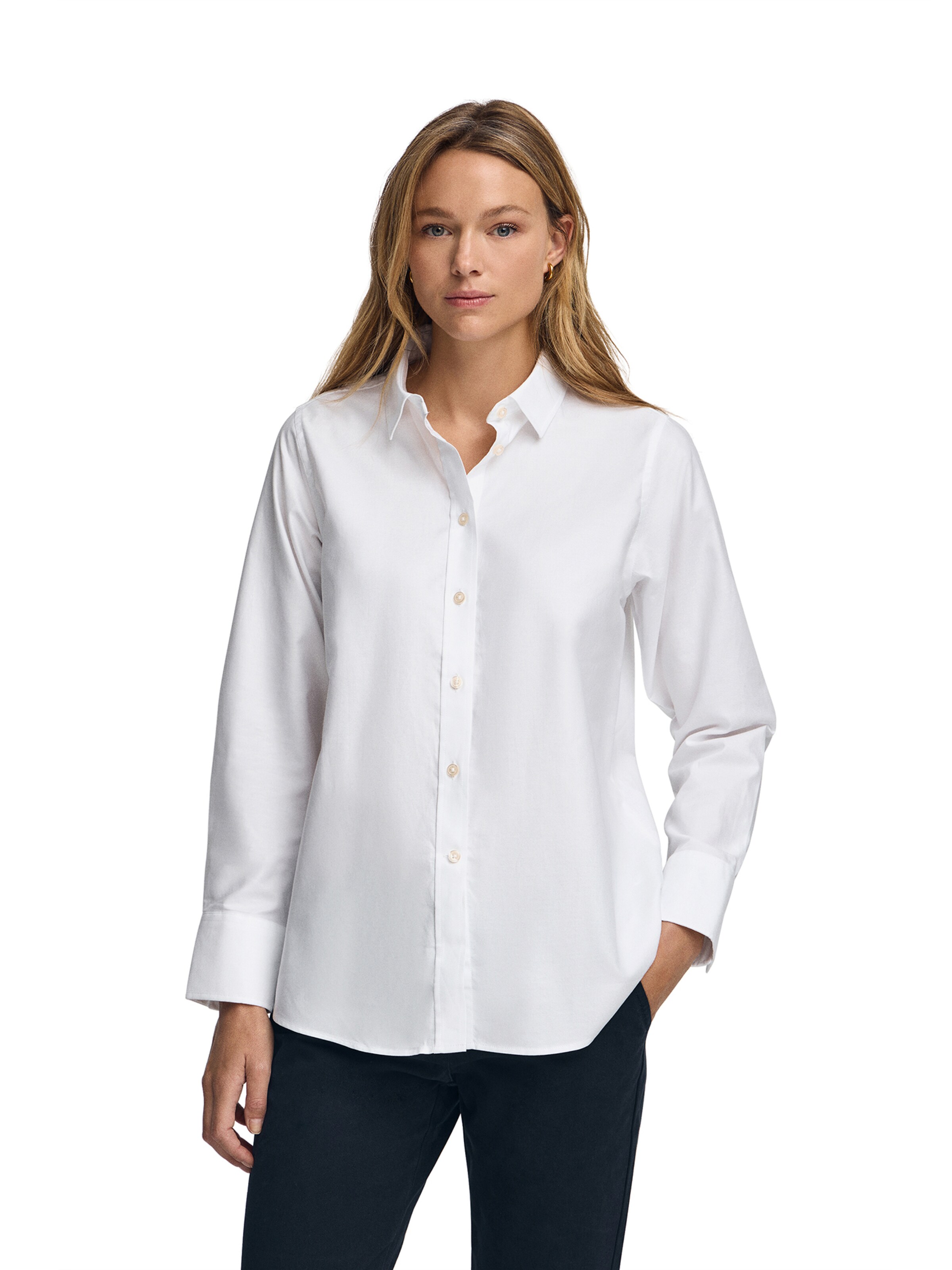 Polo Club Blouse in White: front