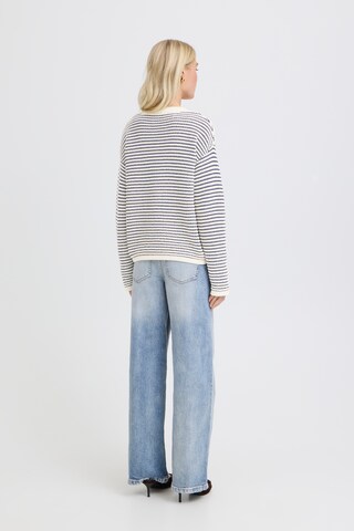 b.young Gebreid vest in Blauw