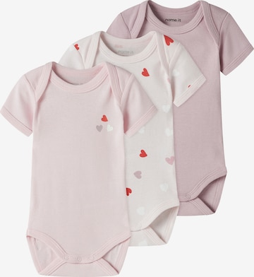 rožinė NAME IT Šliaužtinukas / glaustinukė: priekis