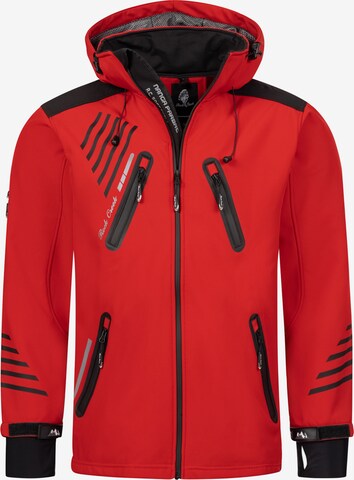 Rock Creek Outdoorjacke in Rot: predná strana