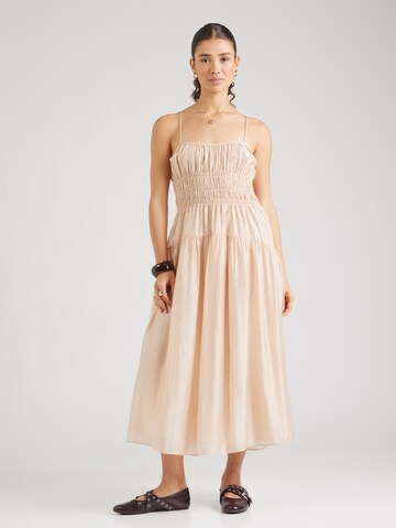 Abito di & Other Stories in beige: frontale