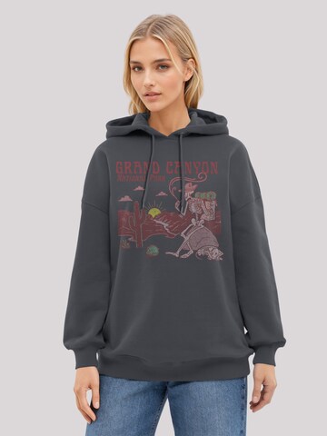 Sweat-shirt 'US National Parks ' F4NT4STIC en noir : devant