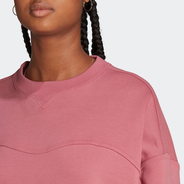 ADIDAS SPORTSWEAR Αθλητική μπλούζα φούτερ 'Lounge Fleece' σε ροζ