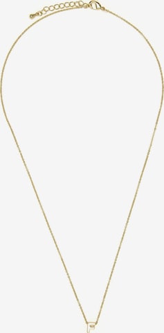 Luxenter Necklace 'F' in Gold: front