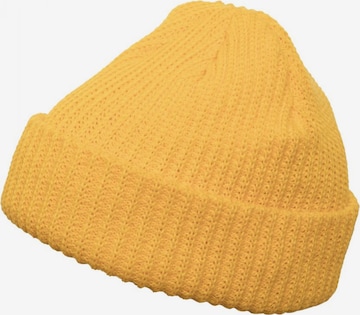 Bonnet Flexfit en jaune : devant