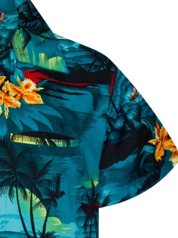 King Kameha Shirt 'Surf' in Grün
