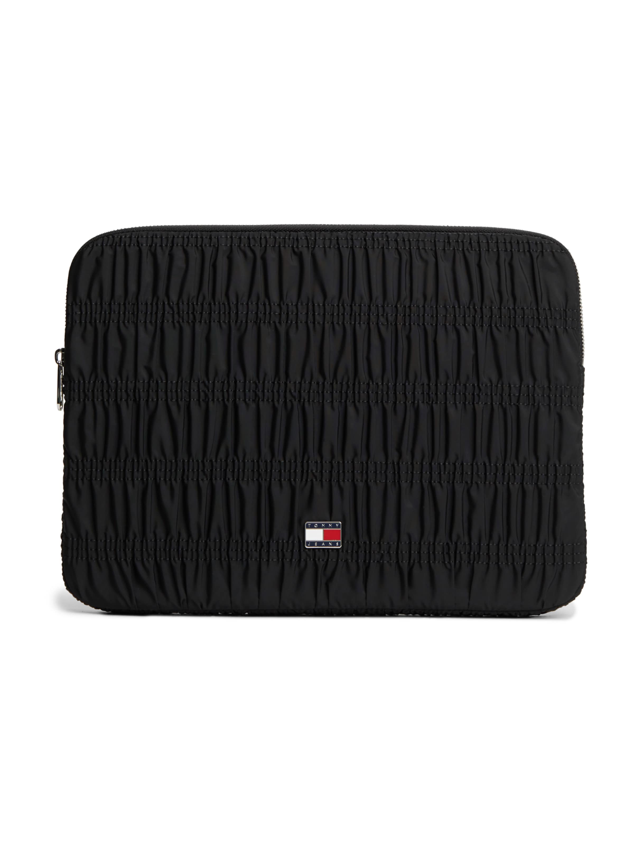 Sac d’ordinateur portable Tommy Jeans en noir : devant