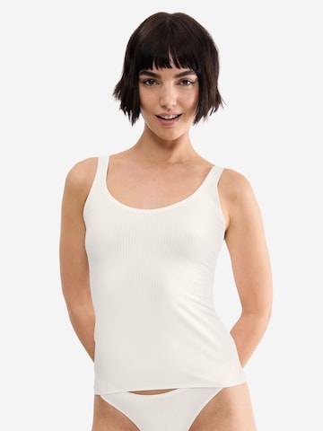 Haut ' Blue ZERO Feel Pure ' SLOGGI en blanc : devant