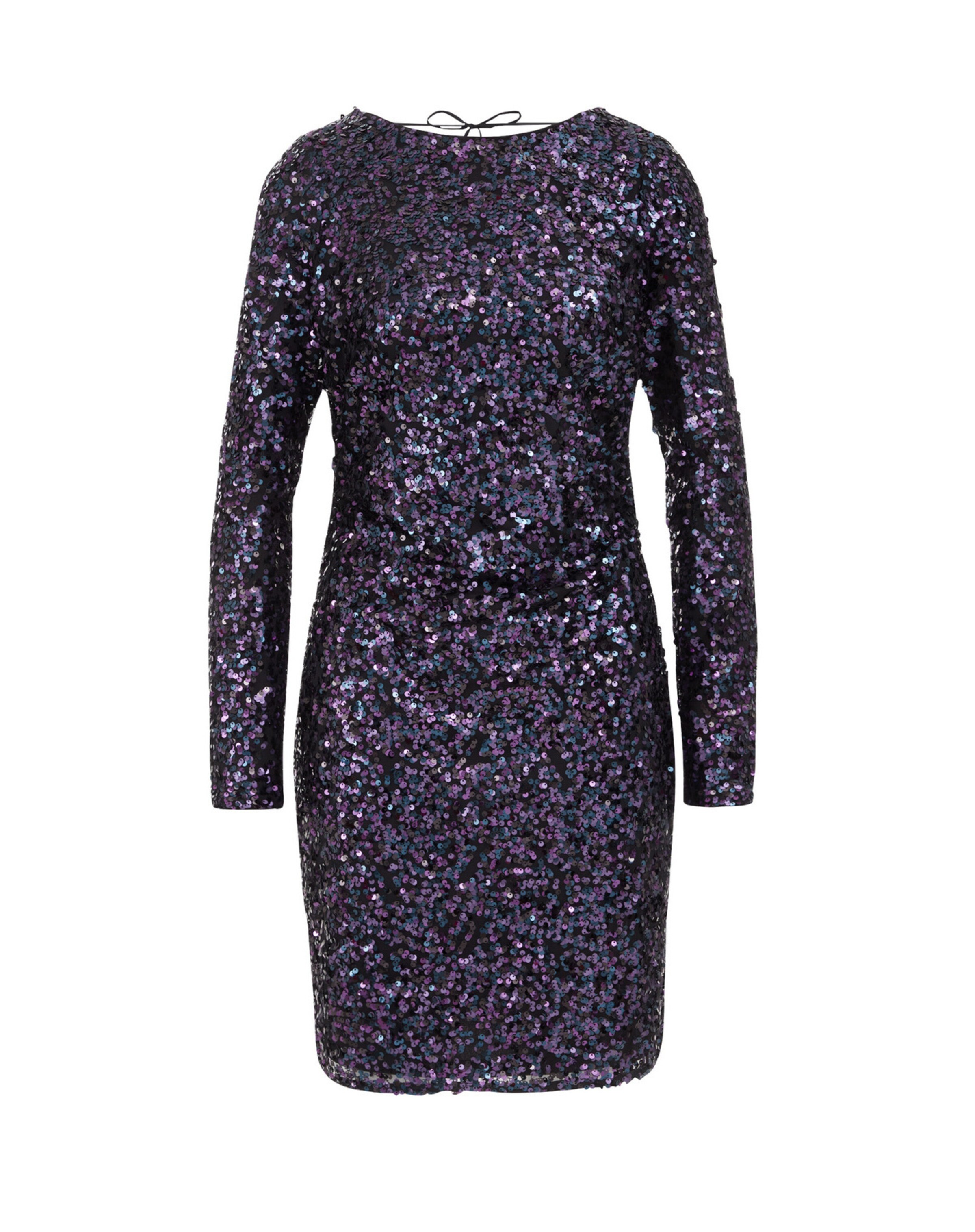 Rochie de la WE Fashion pe mov: față