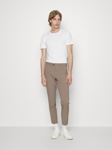 Lindbergh - Slimfit Pantalón de pinzas 'Club' en beige