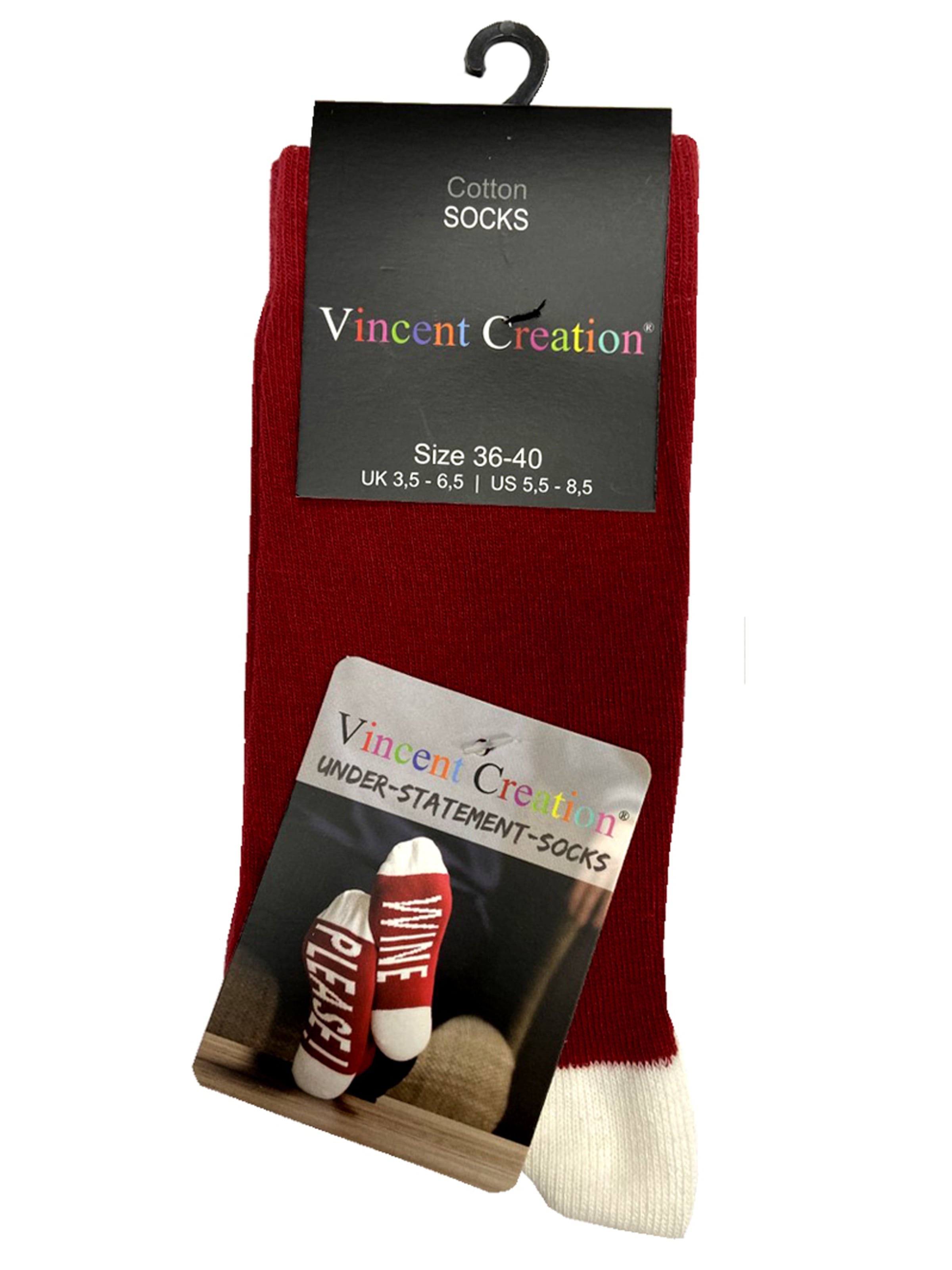 Calzino di Clark Crown in rosso