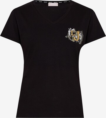 T-shirt Liu Jo en noir : devant