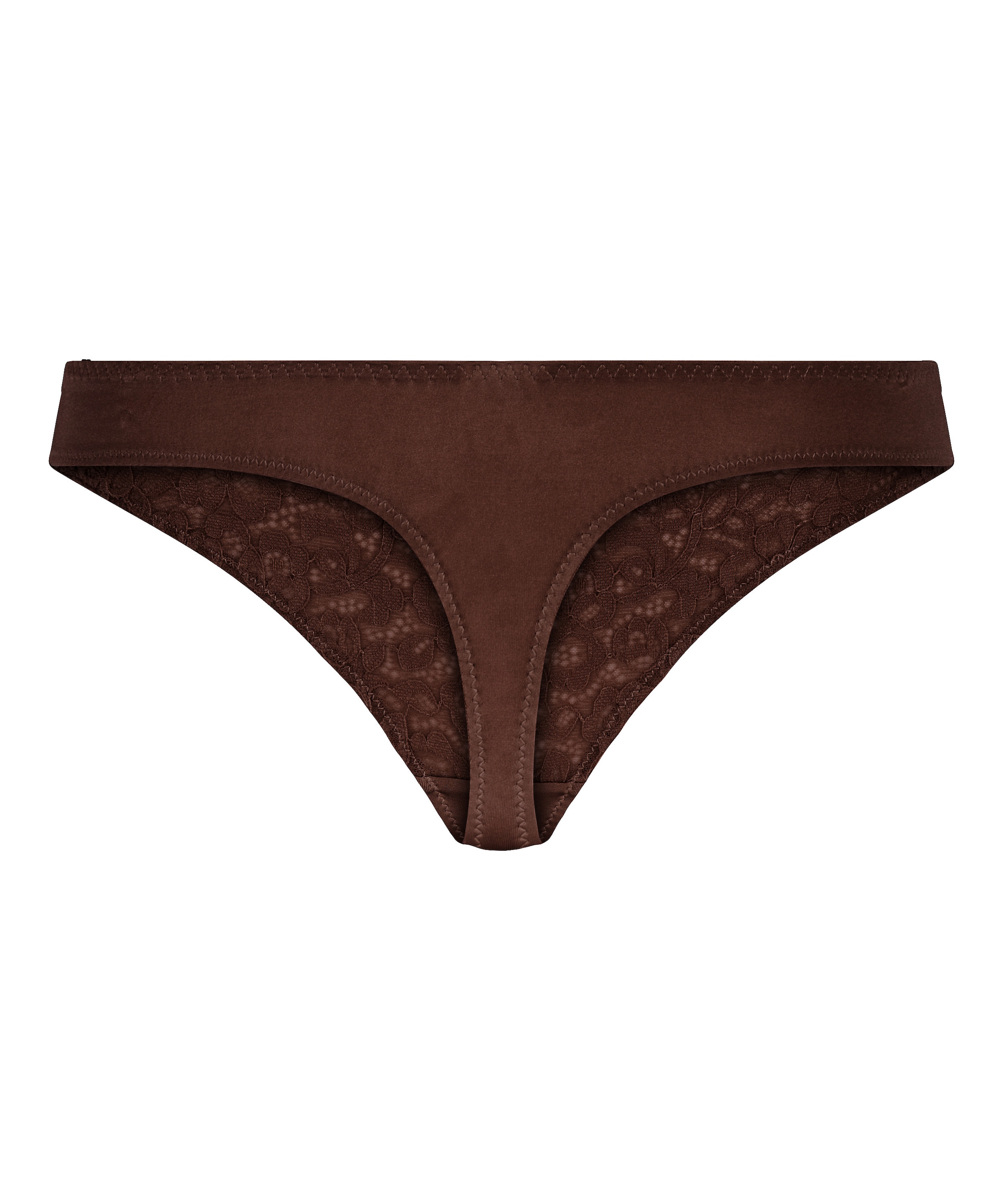 Hunkemöller String 'Marine' in Brown