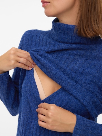 MAMALICIOUS - Vestido de punto 'MLSUNIV' en azul