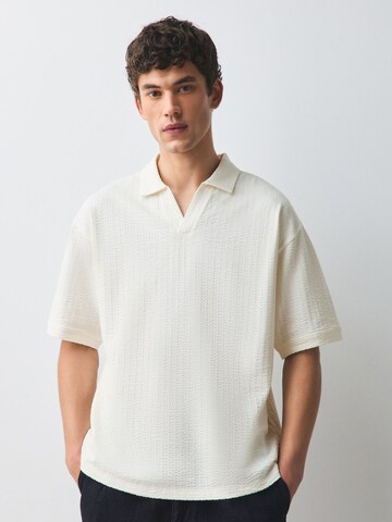 Next Shirt in Beige: voorkant