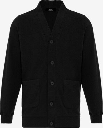 Antioch Knit Cardigan in Black: front