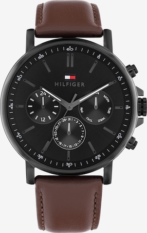 TOMMY HILFIGERAnalogni sat 'TYSON' - smeđa boja: prednji dio