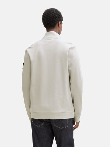 TOM TAILOR DENIM Sweat jacket in Grey
