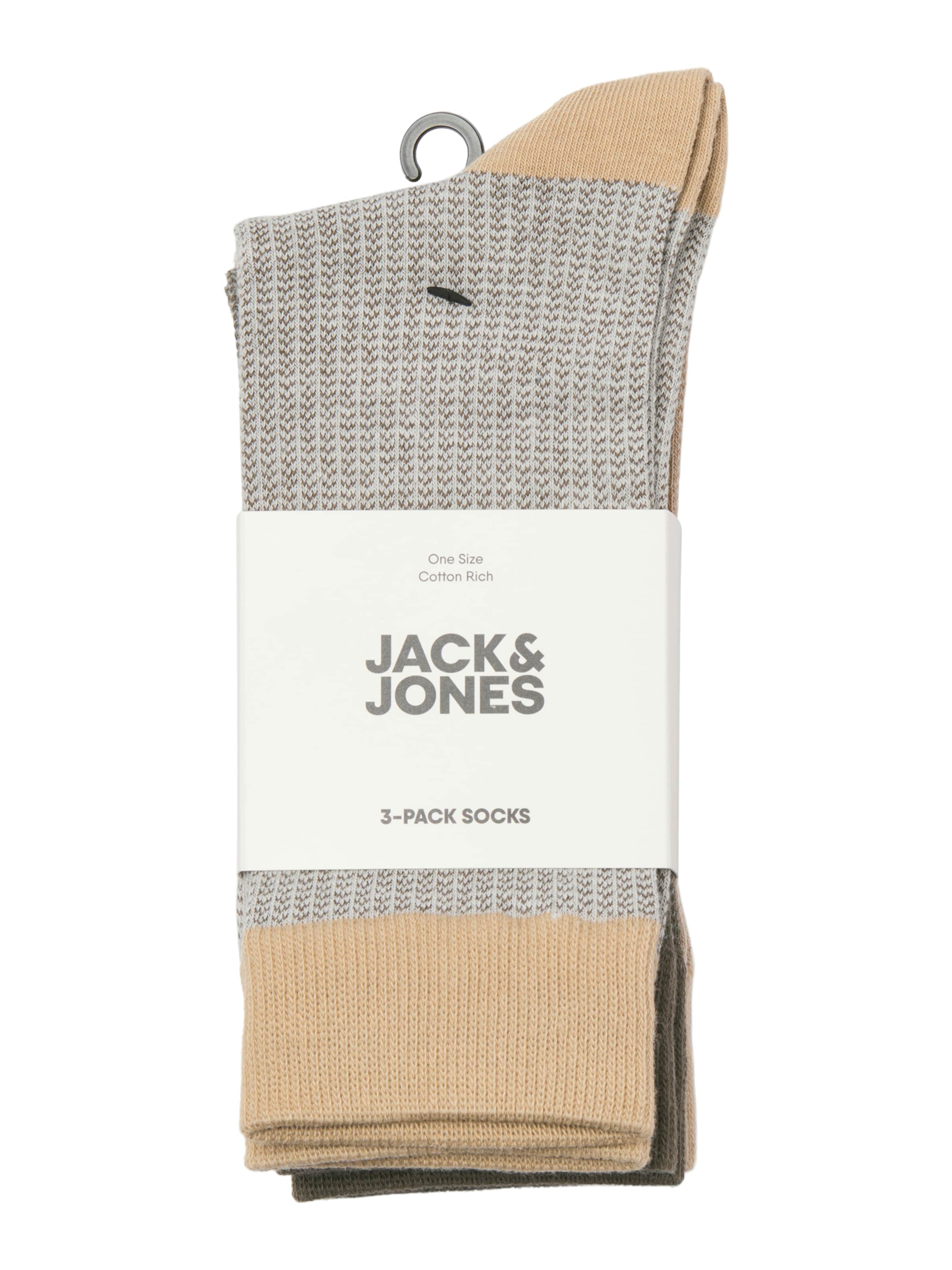 JACK & JONES Носки 'JACBRYAN BIRD EYE' в Бежевый