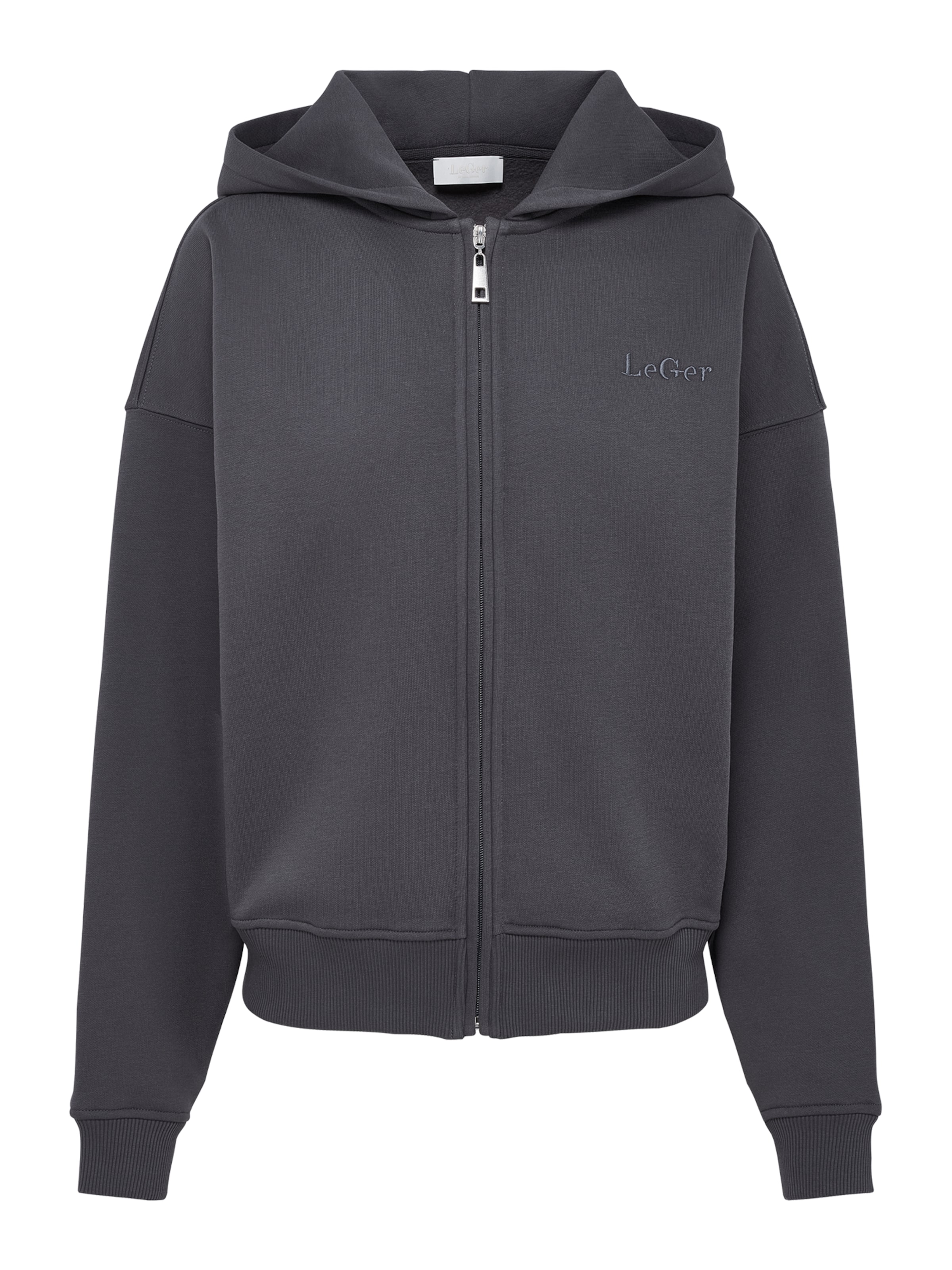 LeGer by Lena Gercke Zip-Up Hoodie 'Fenna' in Anthracite, Item view
