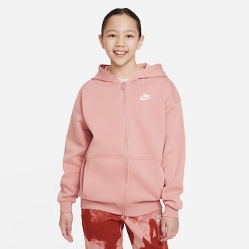 Nike Sportswear Sweatjacke in Pink: predná strana