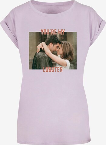 ABSOLUTE CULT T-Shirt 'Friends - You're My Lobster' in Lila: predná strana
