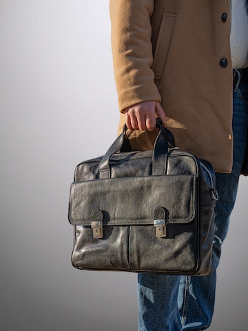 bupell Laptop Bag 'Clemente' in Brown