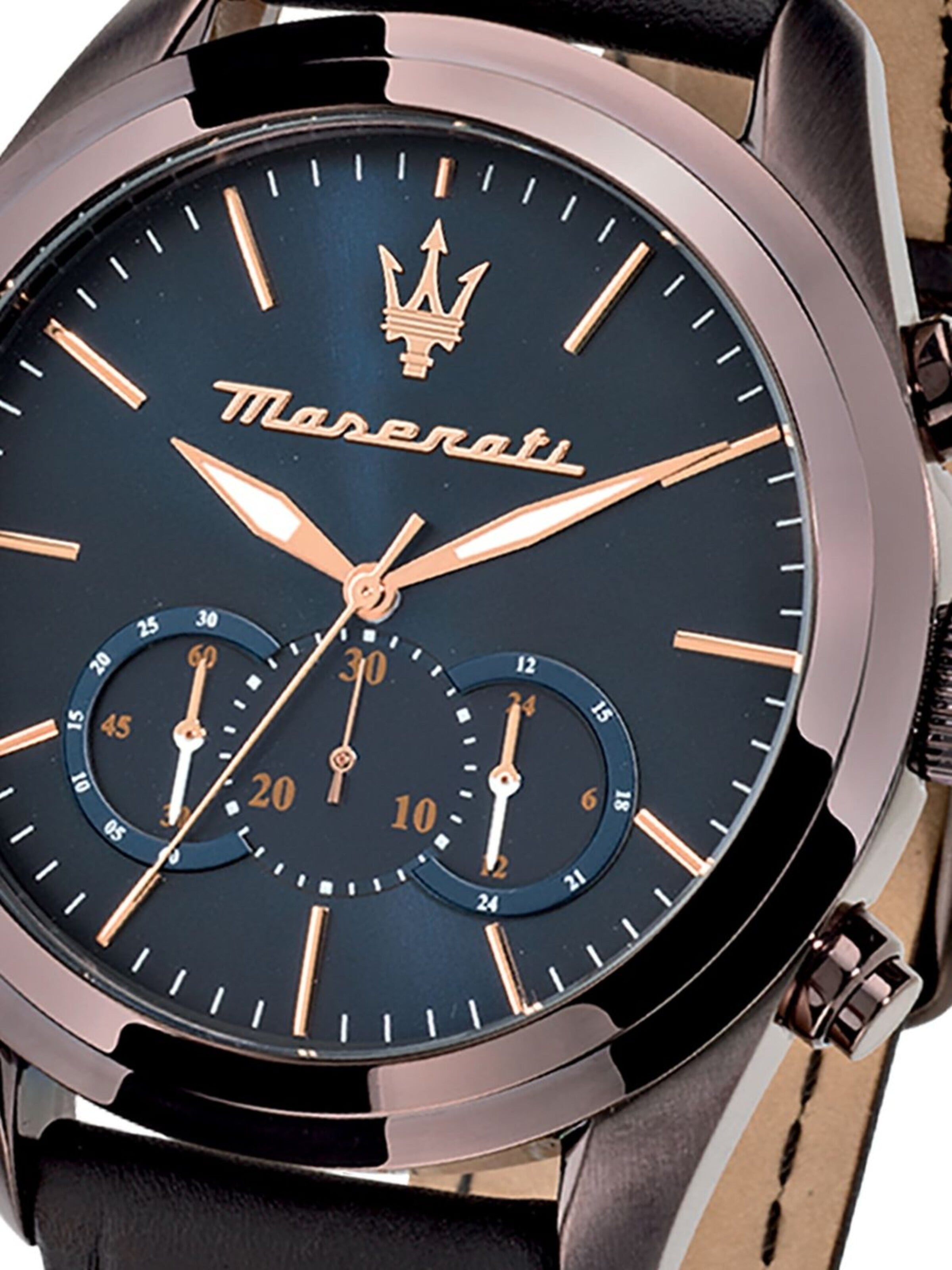 Maserati - Reloj analógico en marrón