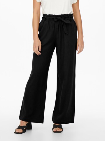 JDY Wide leg Broek 'Say' in Zwart: voorkant