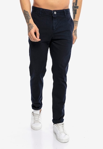 Redbridge Regular Chino Pants 'El Cajon' in Blue: front