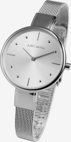 Just Watch Analog Watch 'Aria, 3 ATM' in Silver: front