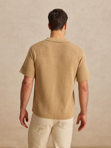 DAN FOX APPAREL Knit Cardigan 'Gustav' in Beige