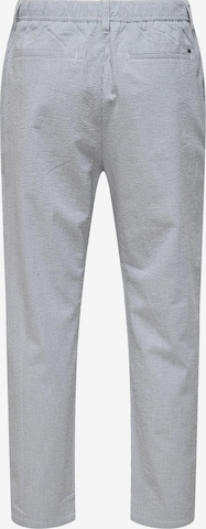 Coupe slim Pantalon à pince 'Dew' Only & Sons en bleu